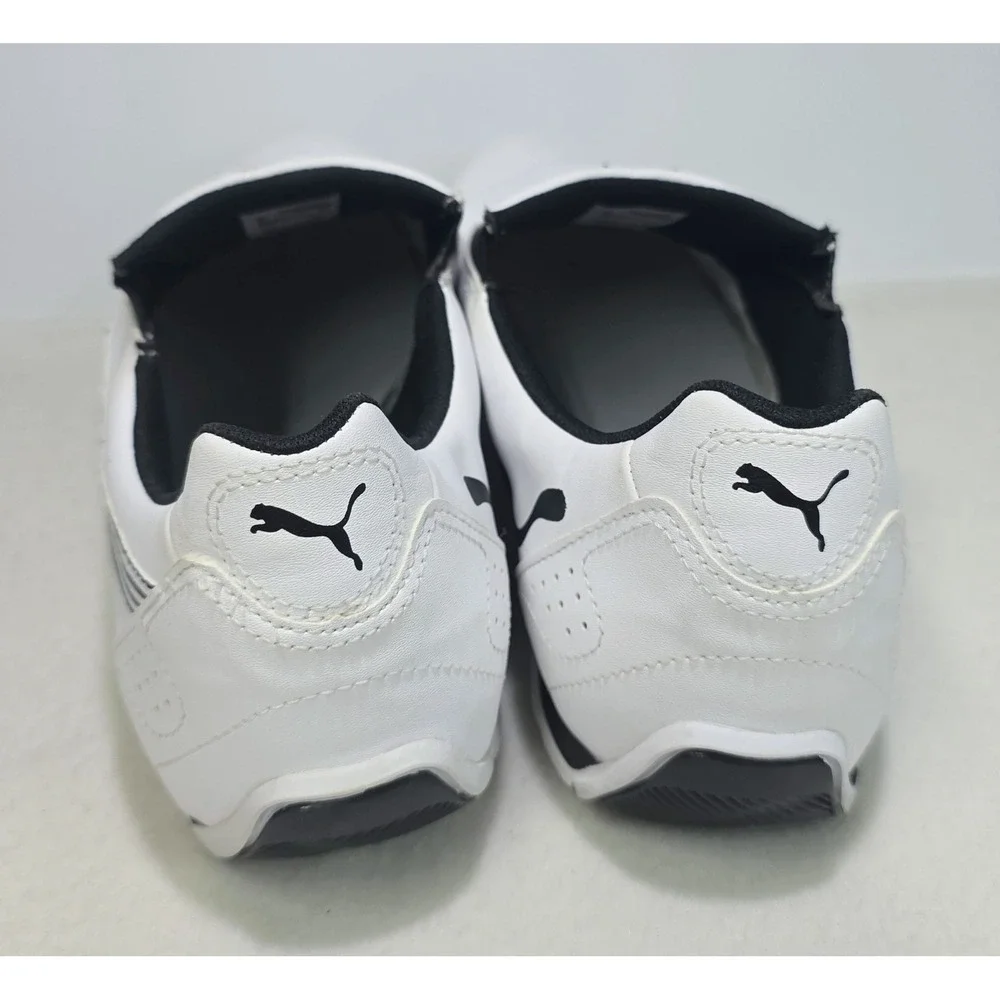 Puma Redon Move Slip On Sneaker Shoes Mens 13 White Black LIMITED USE 355450-04 - Picture 3 of 11